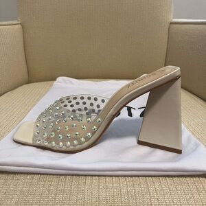 Schutz Lizah Crystal Heeled Sandals